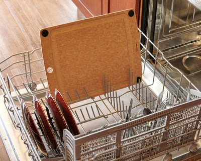  All-in-One Natural Cutting Board Size 15x11 in Dishwasher