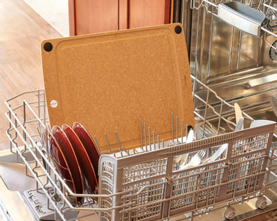 All-in-One Natural Cutting Board Size 18x13 in Dishwasher