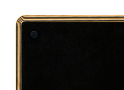 The Big Block Board from the underside showcasing non-slip silicone feet and striking cascade detail.